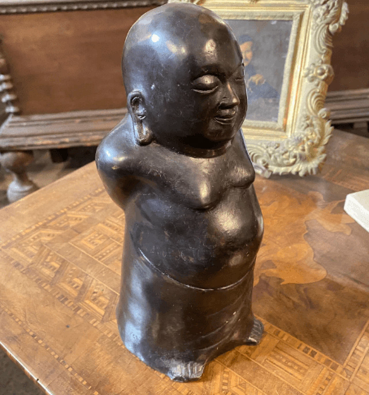 Chinese bronze Buddha sculpture, late 19th century 12