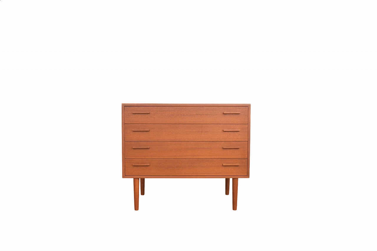Teak chest of drawers by Kai Kristiansen for FM Møbler, 1960s 14