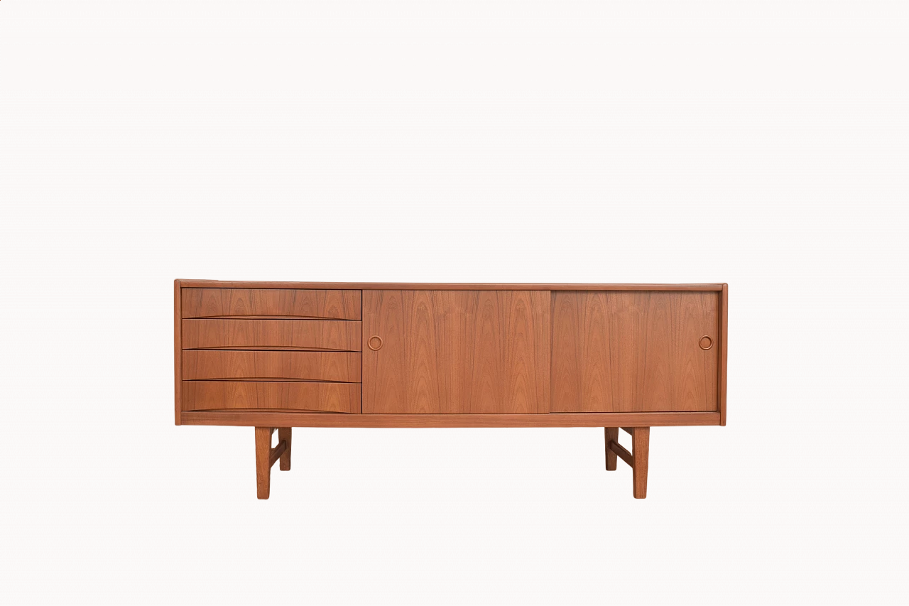 Credenza in teak e quercia Ulvö di Erik Wörtz per Ikea, anni '60 22
