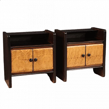 Pair of bedside tables in Art Deco style, 1950s