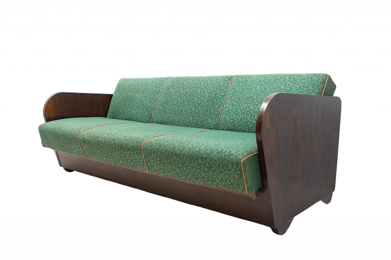 Folding sofa-bed by Jindrich Halabala, 1950s 19