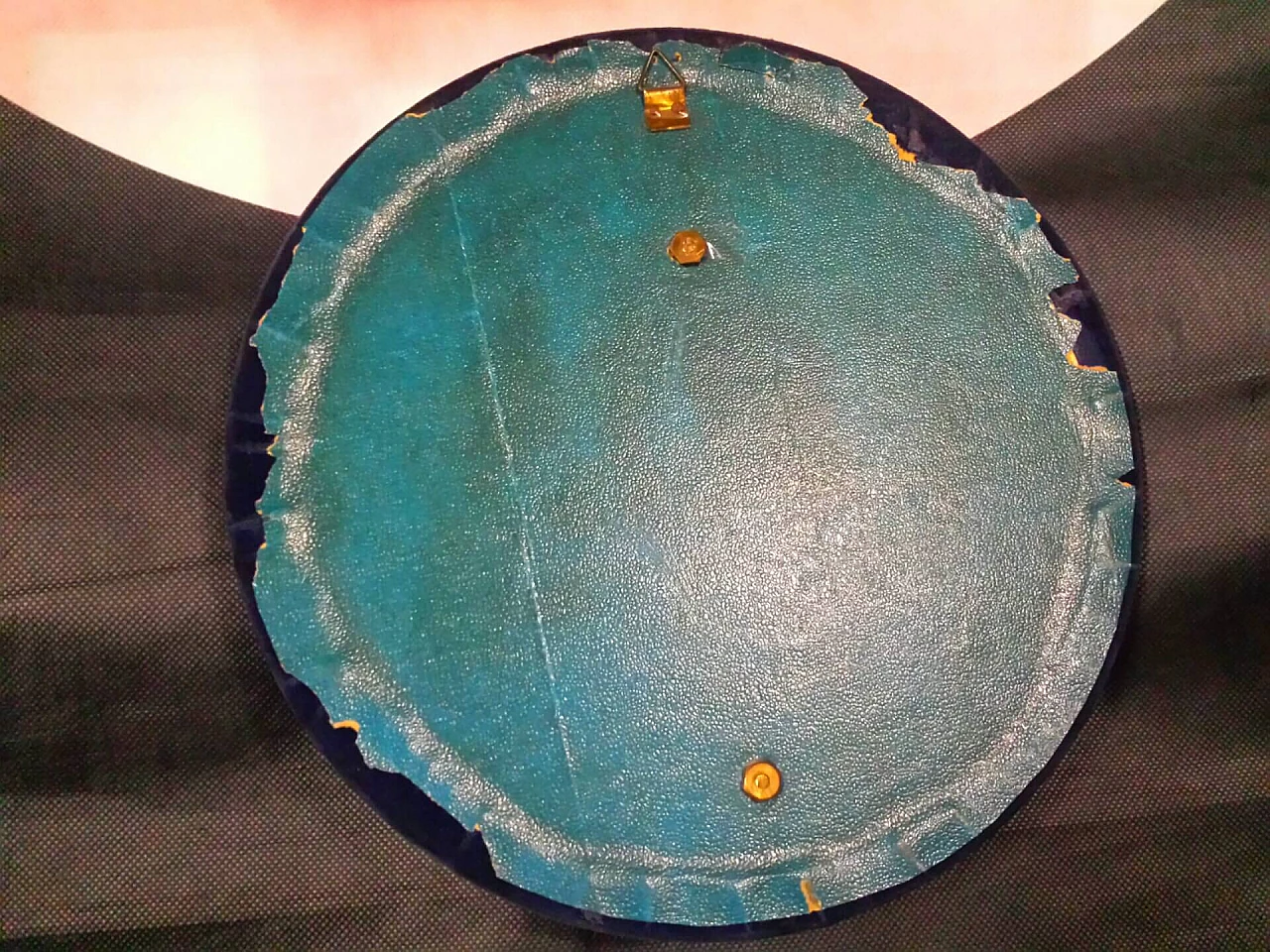 Volto di Cristo, bassorilievo in bronzo su tavola in legno, inizio '900 4