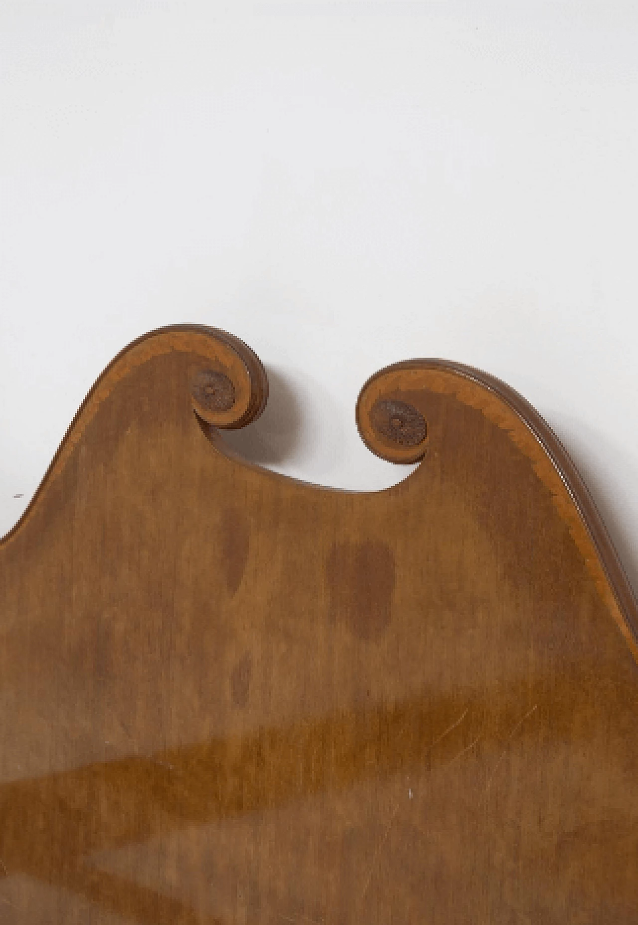 Letto matrimoniale in legno di Paolo Buffa, anni '50 4