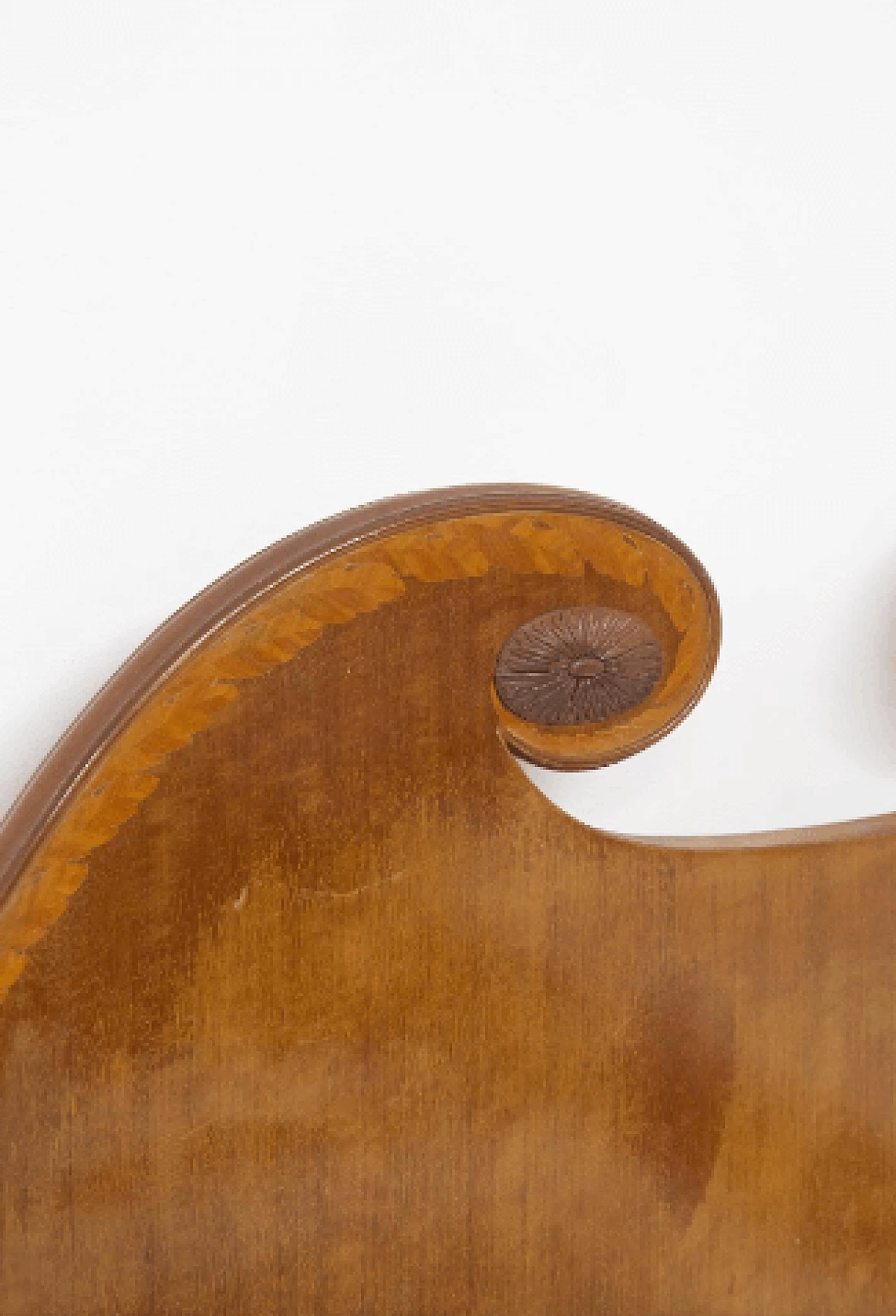 Letto matrimoniale in legno di Paolo Buffa, anni '50 10