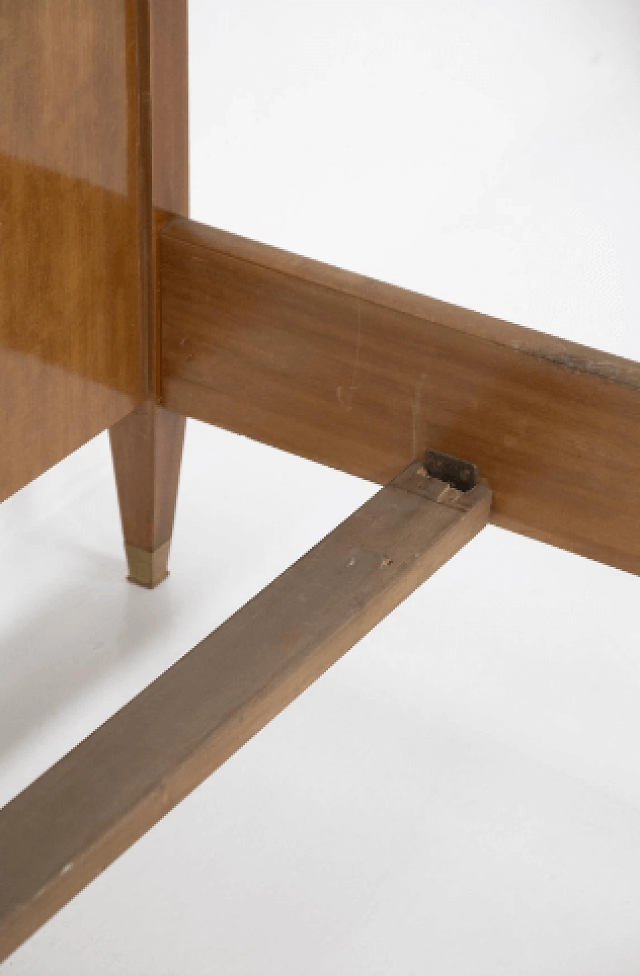 Letto matrimoniale in legno di Paolo Buffa, anni '50 11