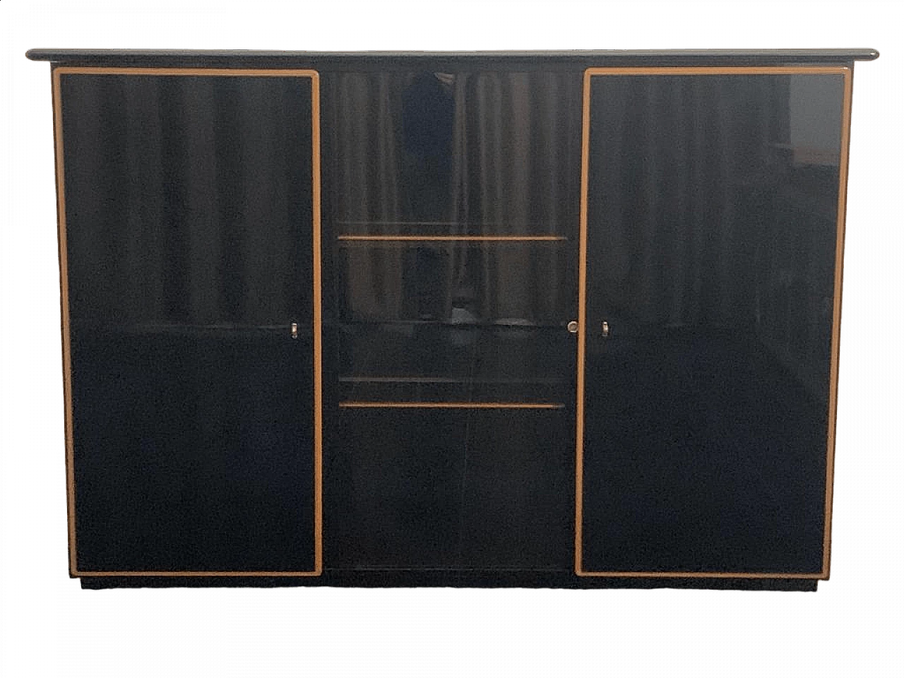 Lacquered sideboard with moulded wood by Pierre Cardin, 1960s 16