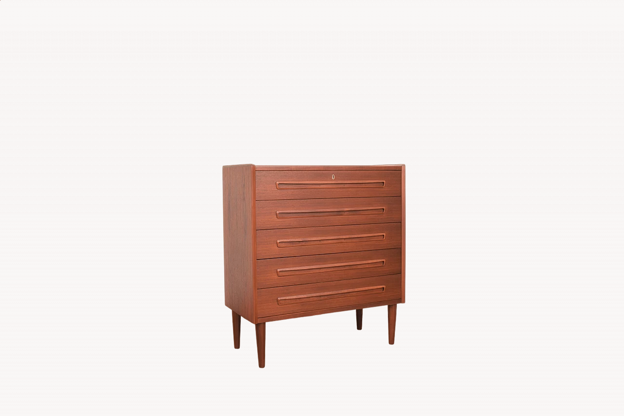 Danish teak chest of drawers, 1960s 14