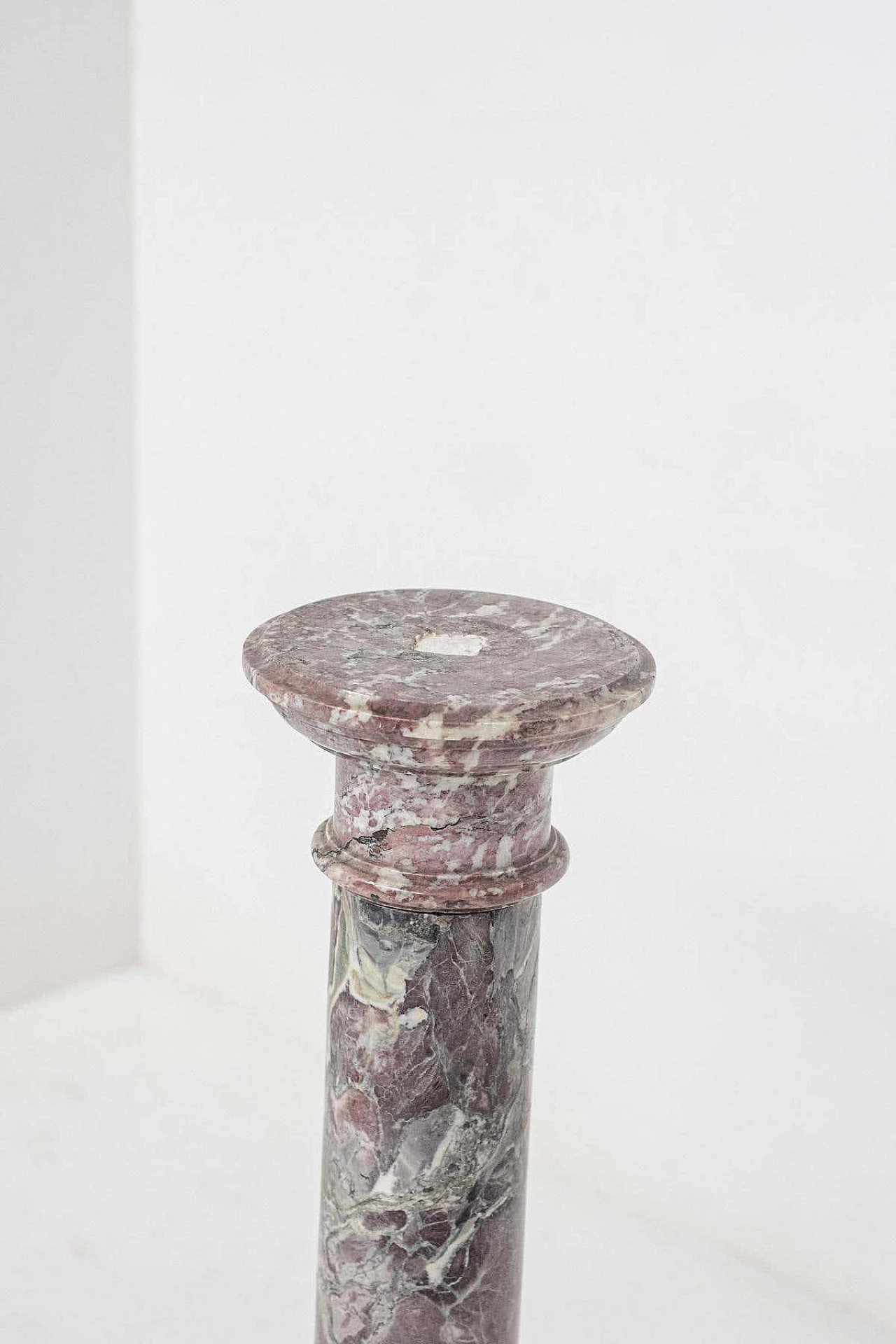 Red and grey marble column, 1940s 8