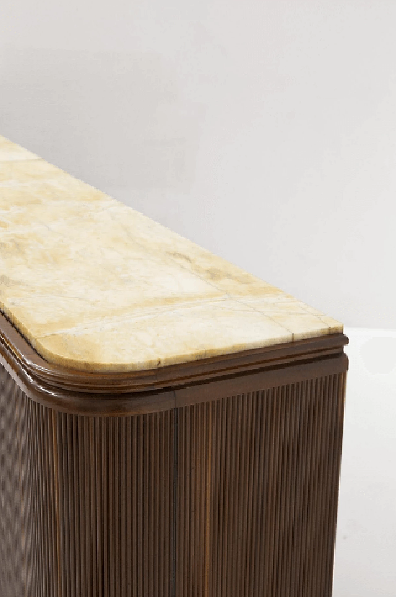 Wood sideboard with marble top by Gino Rancati, 1950s 15
