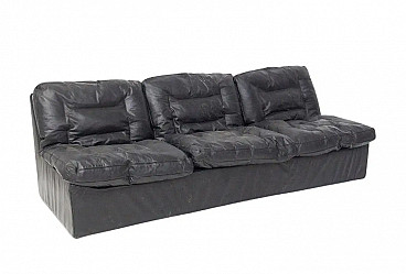 Concordia leather sofa by Zanotta, 1950s