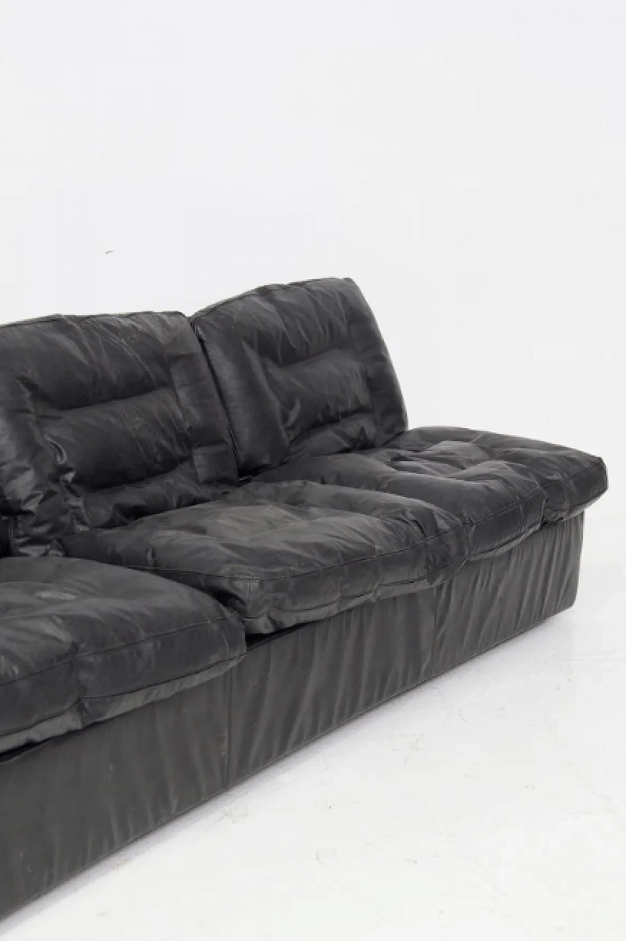 Concordia leather sofa by Zanotta, 1950s 4