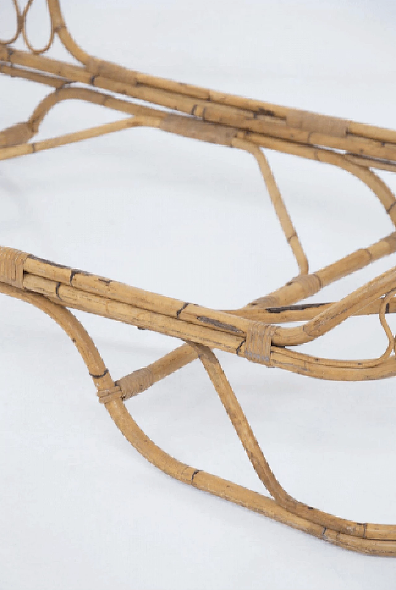 Letto singolo in bambù attribuito a Gio Ponti, anni '50 3