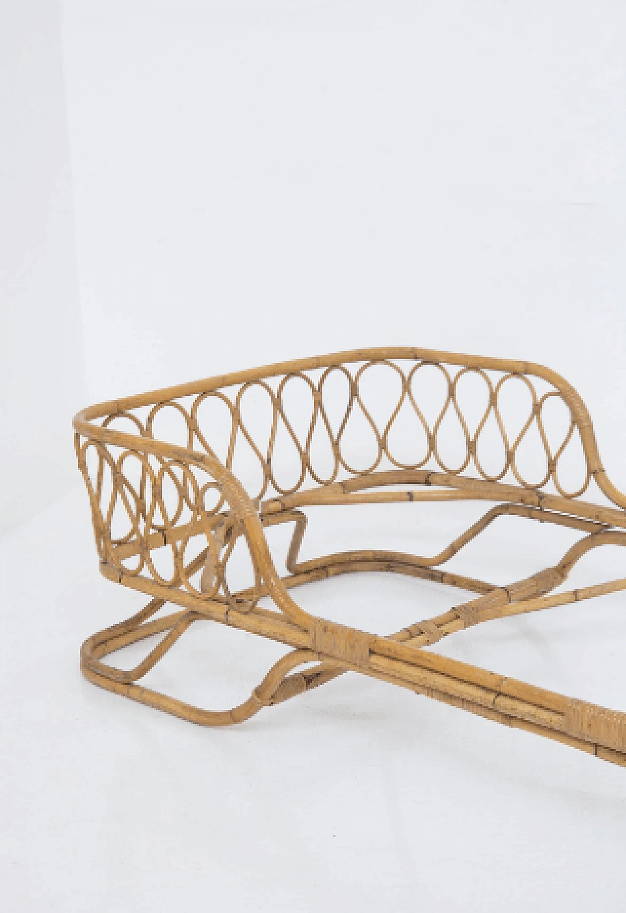 Bamboo single bed attributed to Gio Ponti, 1950s 4
