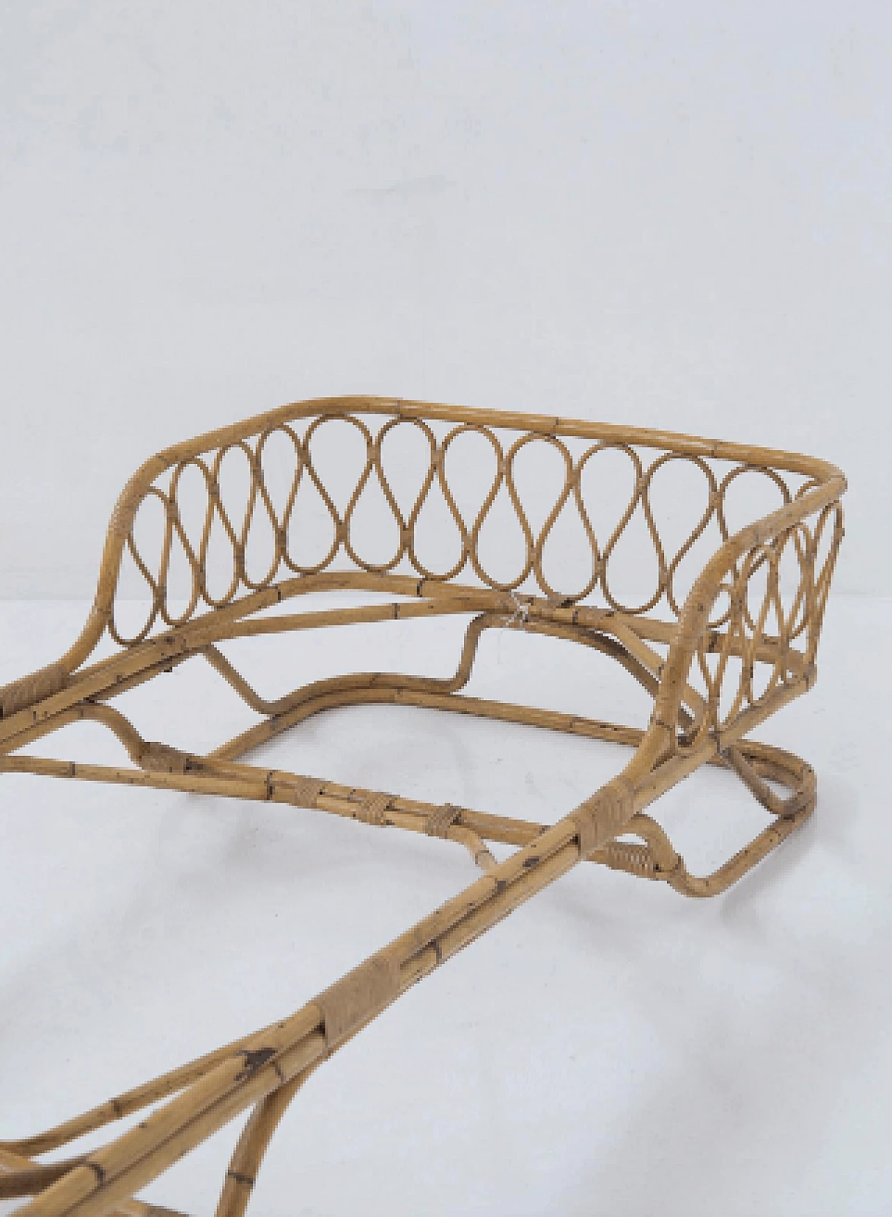 Letto singolo in bambù attribuito a Gio Ponti, anni '50 5