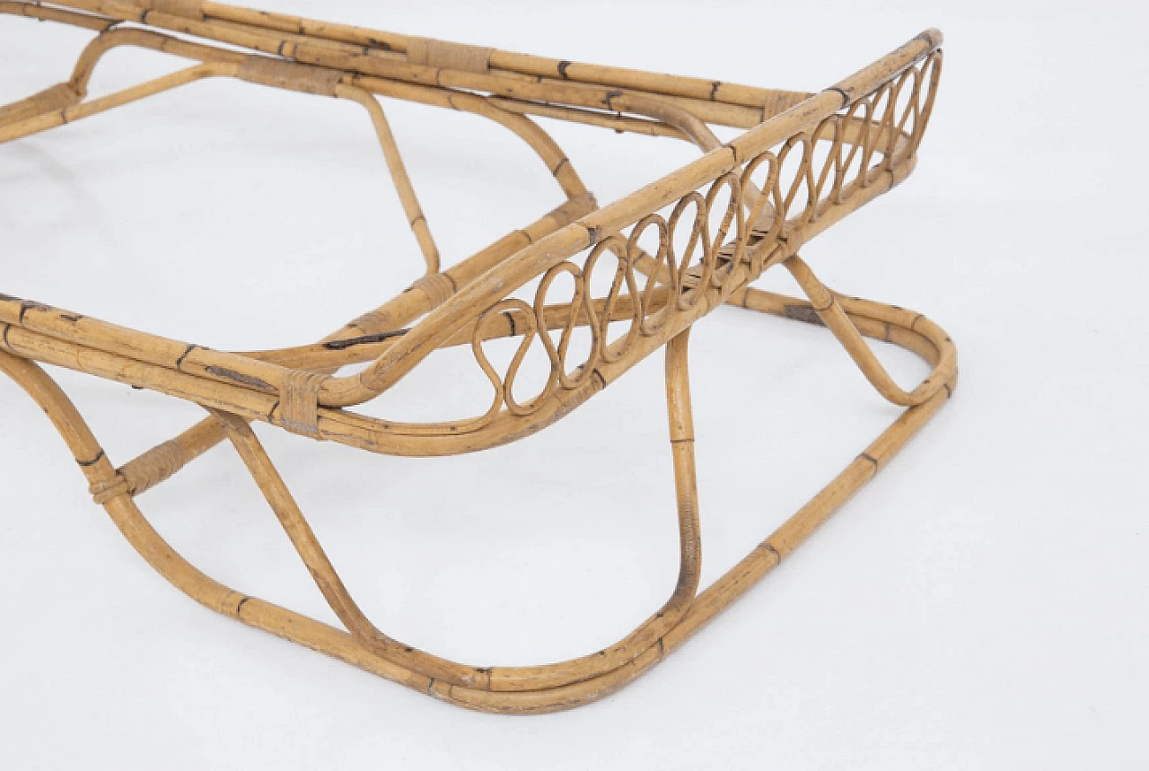 Letto singolo in bambù attribuito a Gio Ponti, anni '50 8