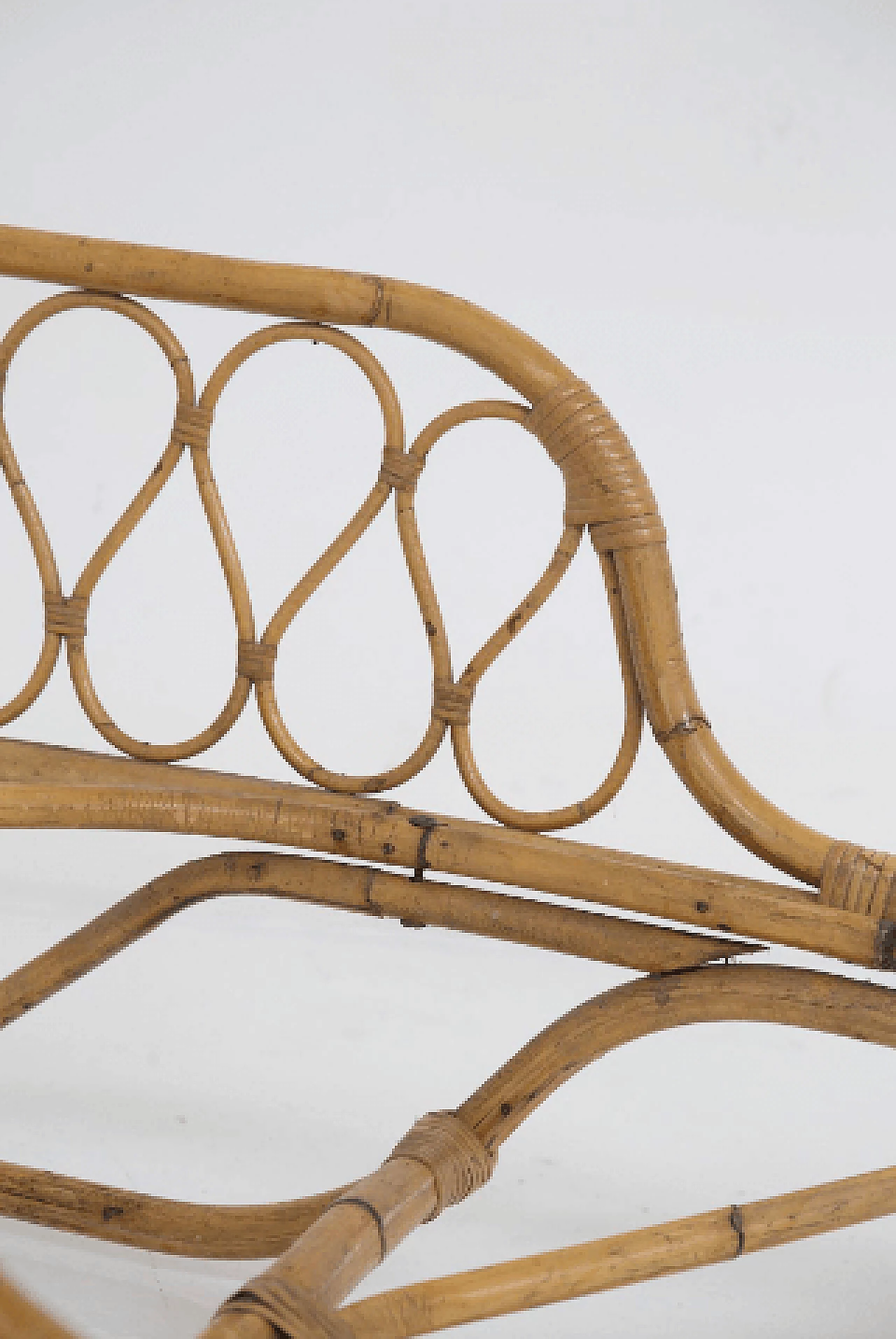 Bamboo single bed attributed to Gio Ponti, 1950s 9
