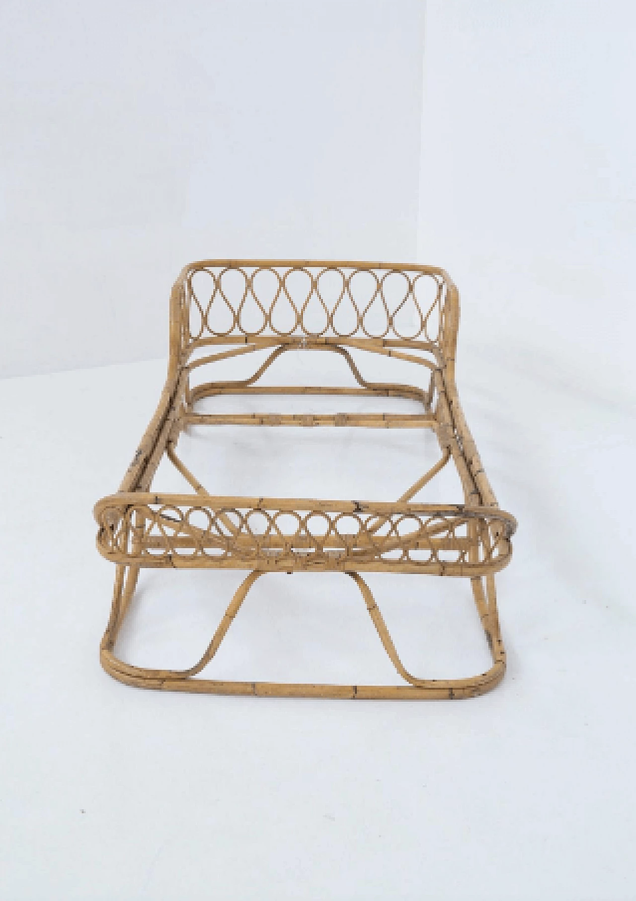 Letto singolo in bambù attribuito a Gio Ponti, anni '50 10