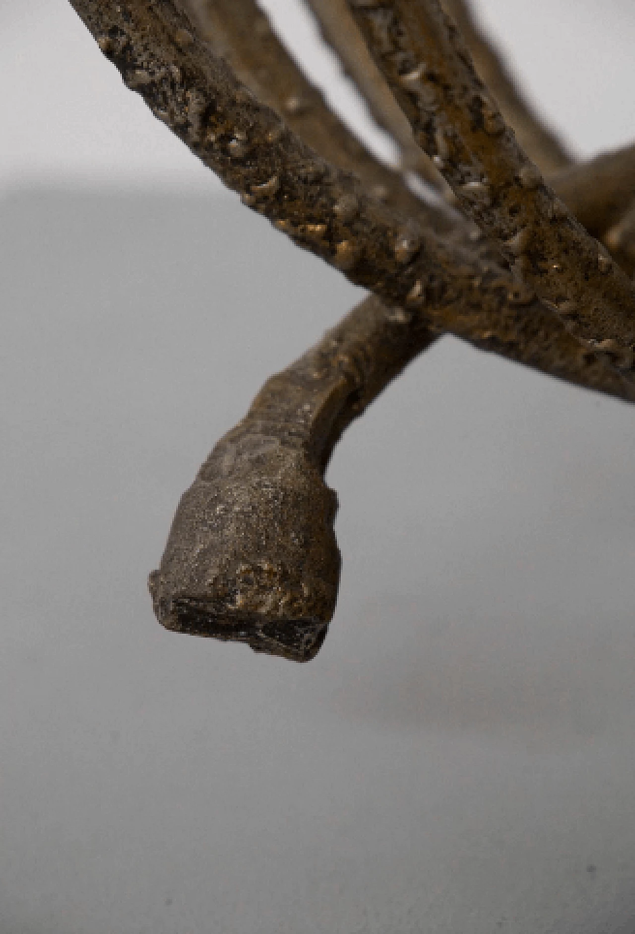 Wrought iron table lamp by Salvino Marsura, 1970s 6