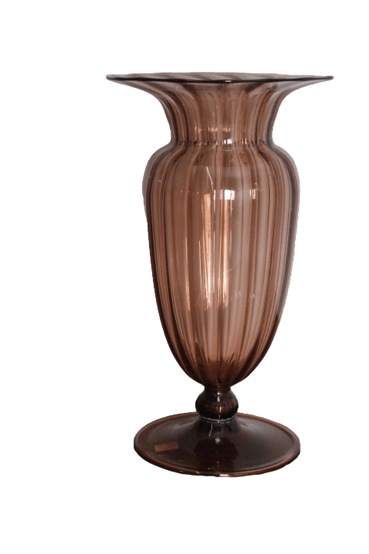 Vaso in vetro soffiato di Murano, anni '30 13