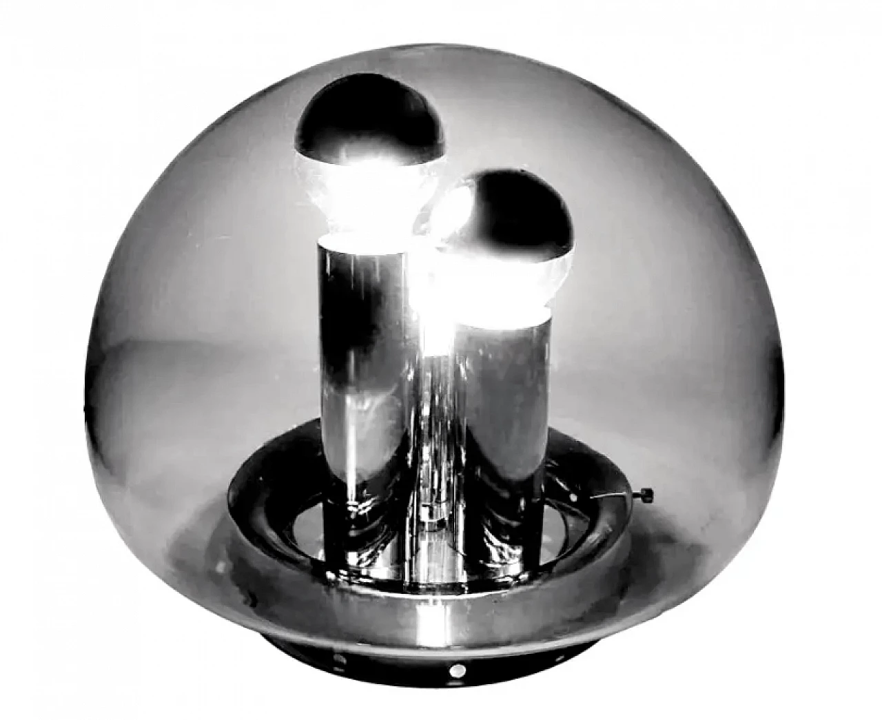 Lampada da tavolo tedesca in stile Doria-Werk "Ball Lamp", anni '60 1