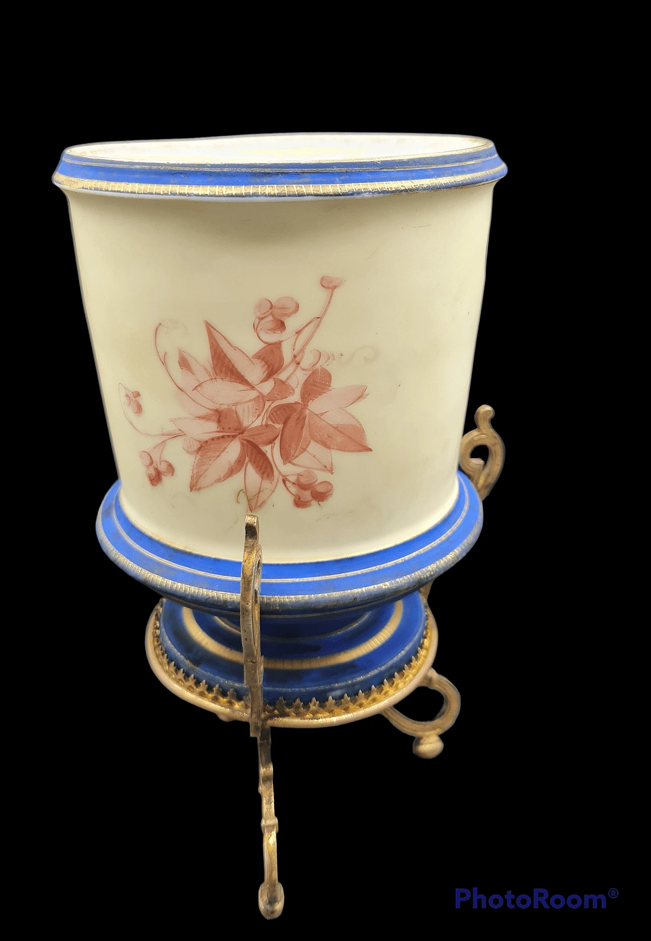 Cache pot Napoleon III with bronze stand, mid-19th century 10