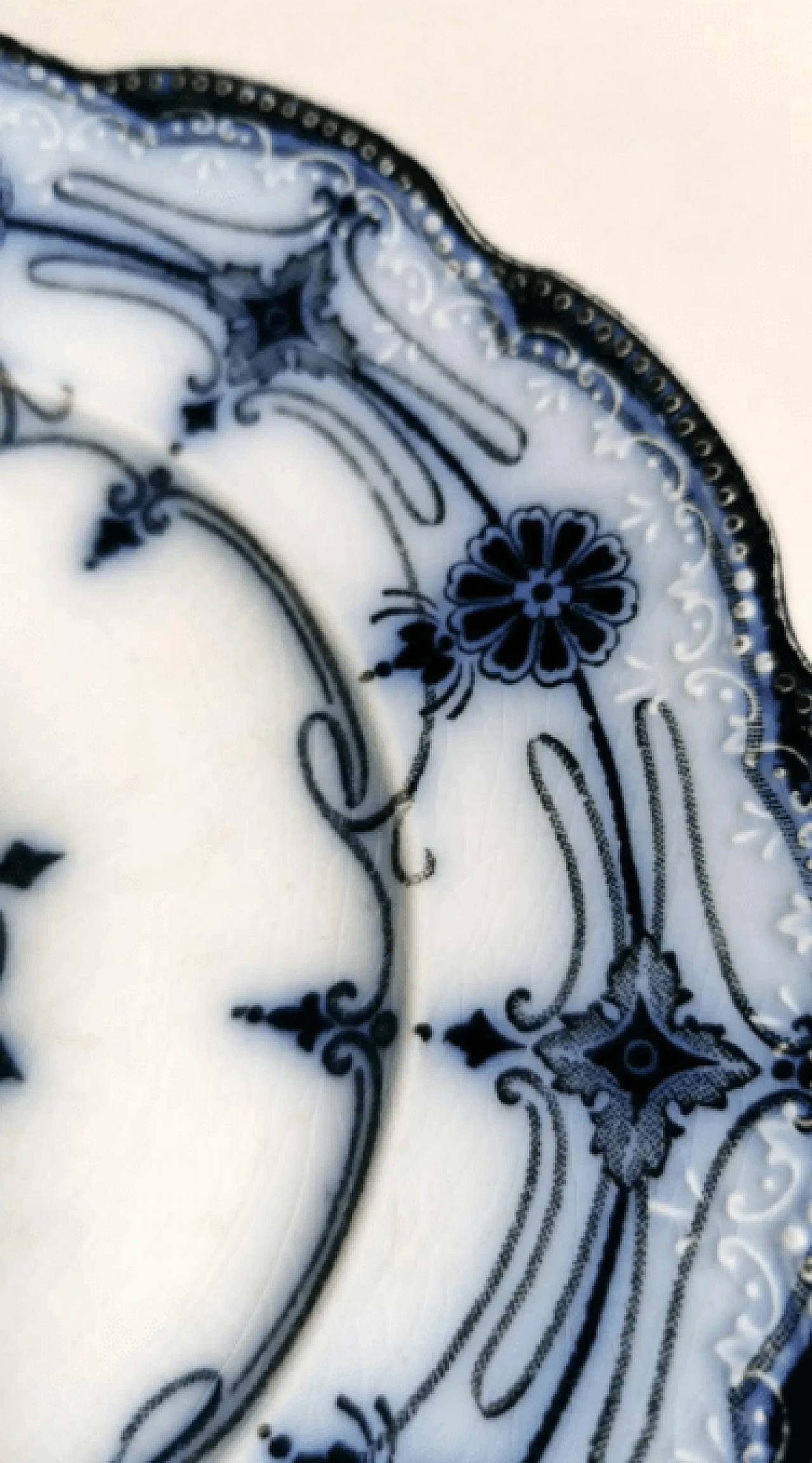 10 Piatti da dessert Burleigh con decorazione transferware blu, primo '900 9