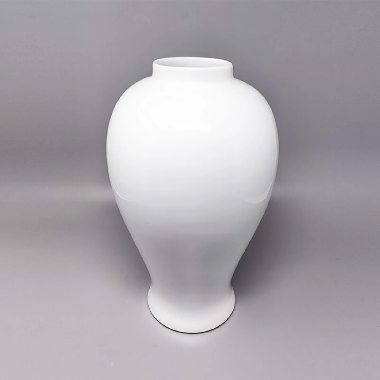 Handmade Limoges porcelain vase, 1960s 1