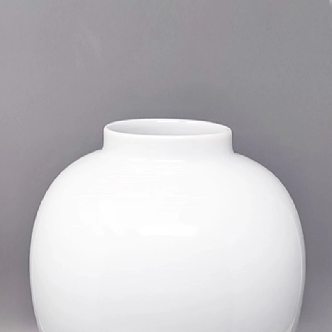 Handmade Limoges porcelain vase, 1960s 4