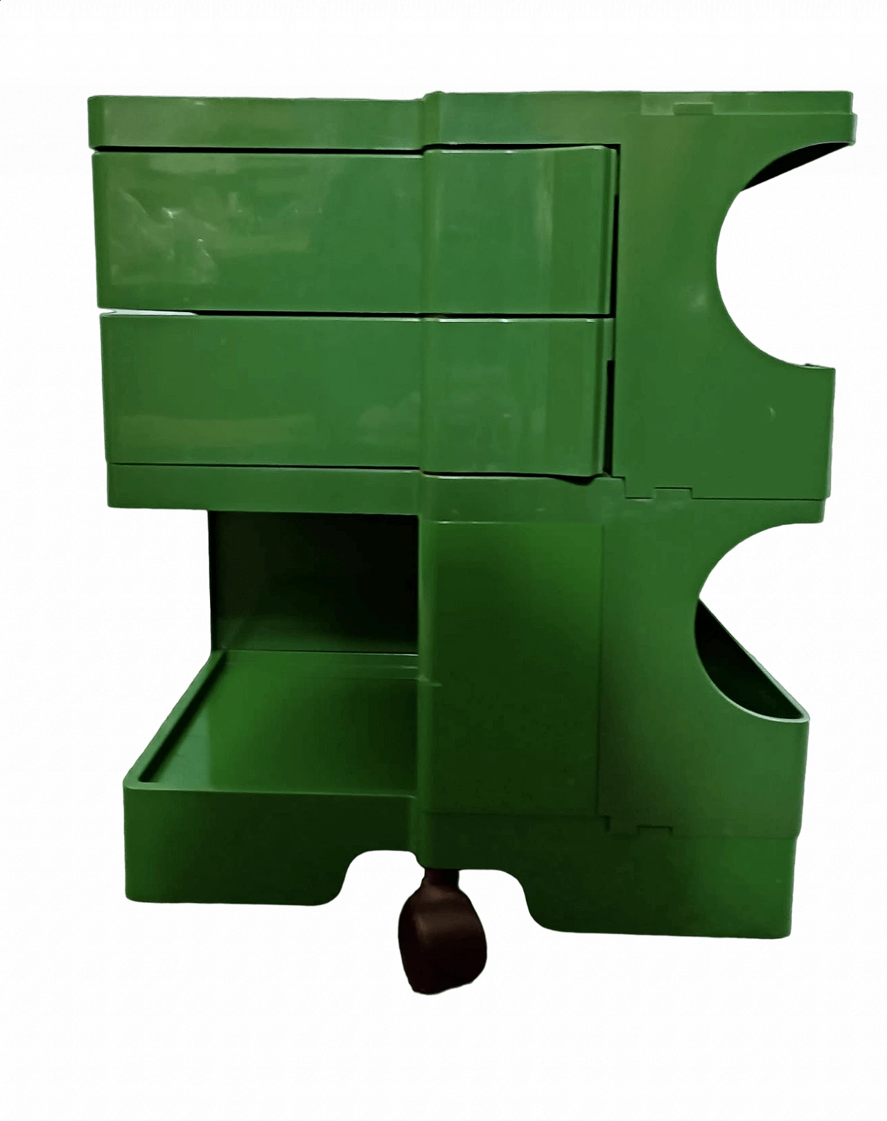 Carrello Boby in abs verde di Joe Colombo per B-Line, anni '90 6