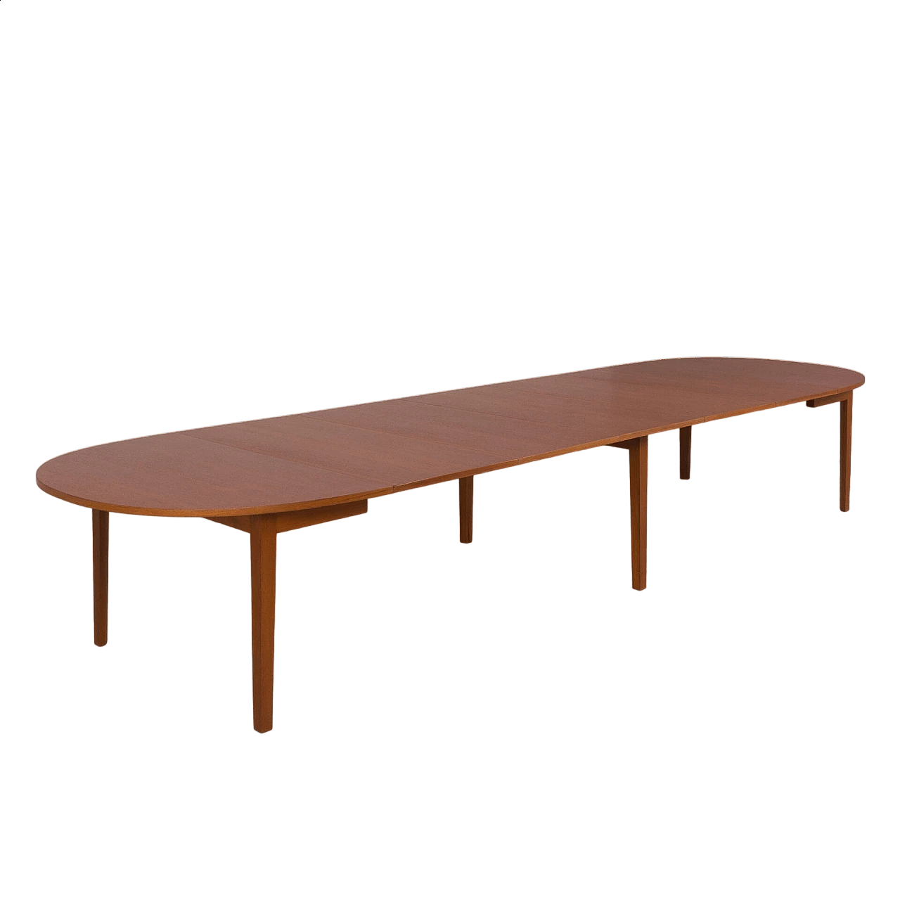 Extendable teak table by CJ Rosengaarden, 1960s 15
