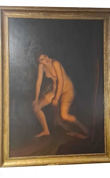 Cesare Ghirardi, Myrrha, oil painting on canvas, 1869