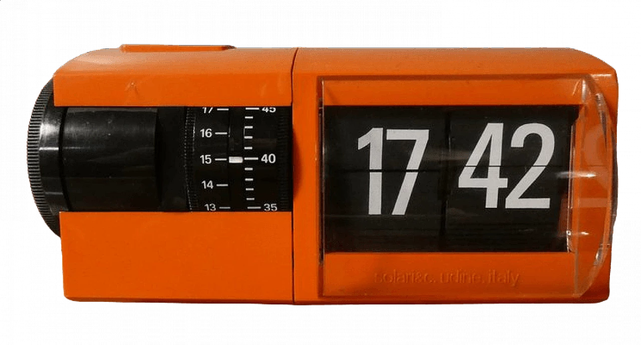 Cifra 2/S alarm clock by Gino Valle for Solari, 1960s 10