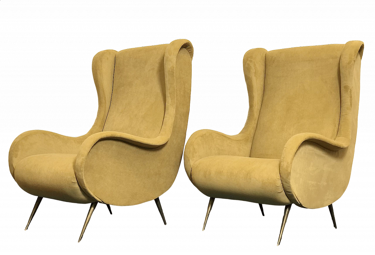 Pair of Senior armchairs by Marco Zanuso, 1950s 16