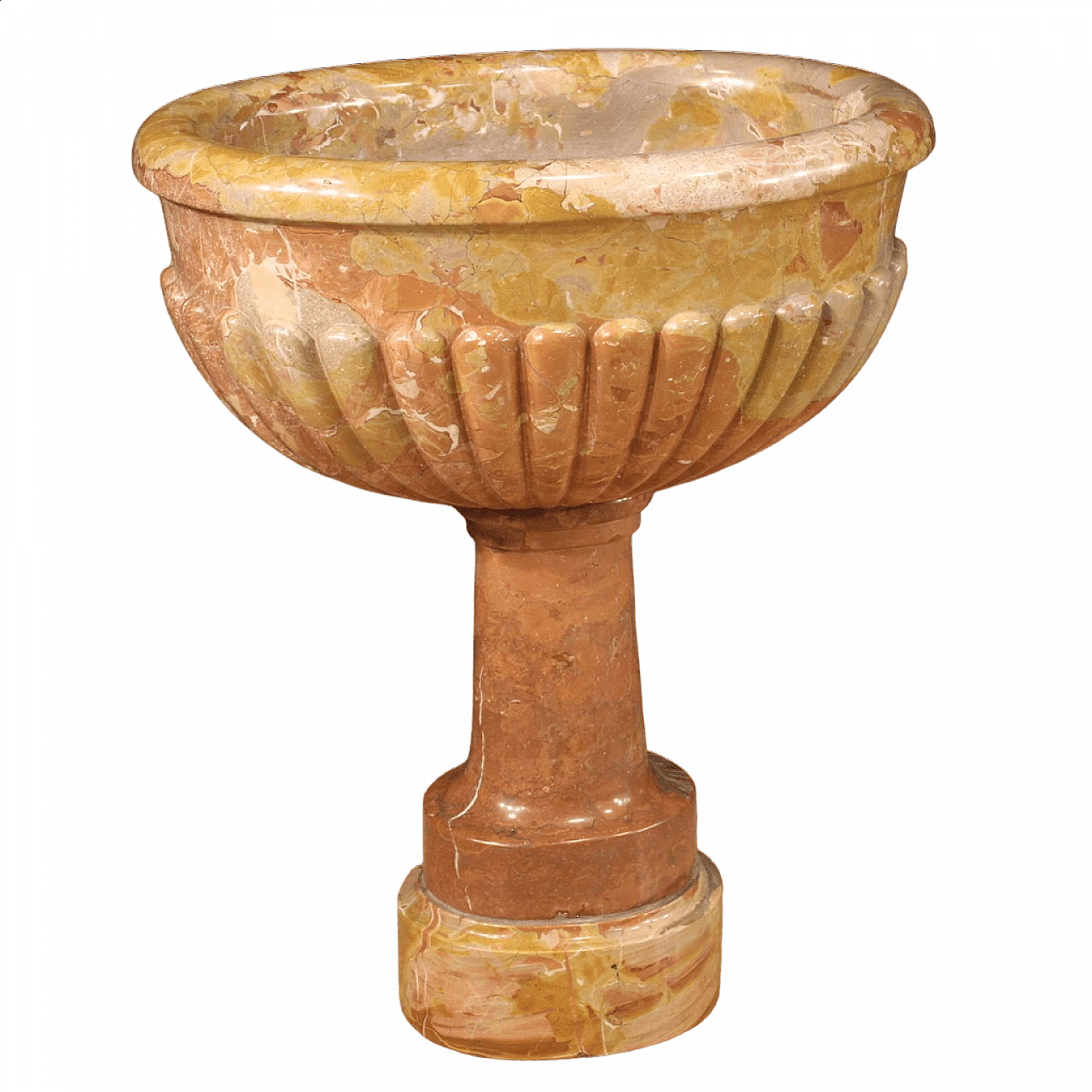 Red Verona marble stoup, 19th century 13