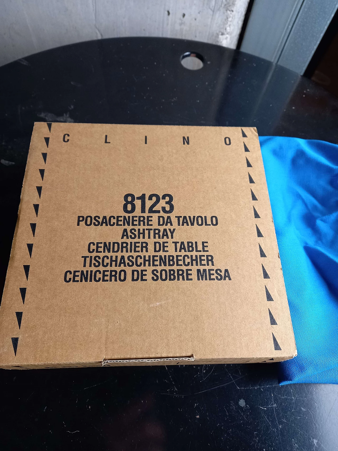 Posacenere Clino in metallo di Enzo Mari per Kartell, anni '60 2