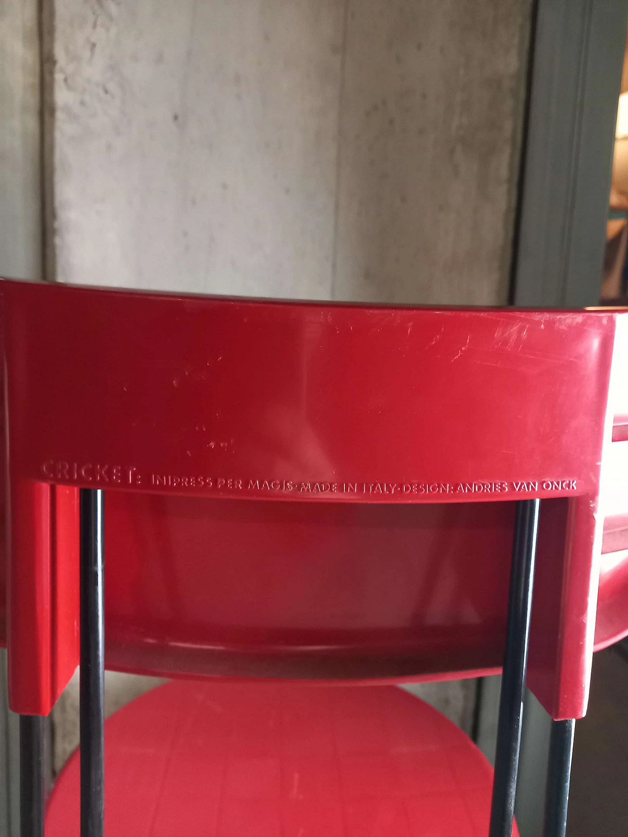 Cricket folding chair by Andries Van Onck for Magis, 1980s 3