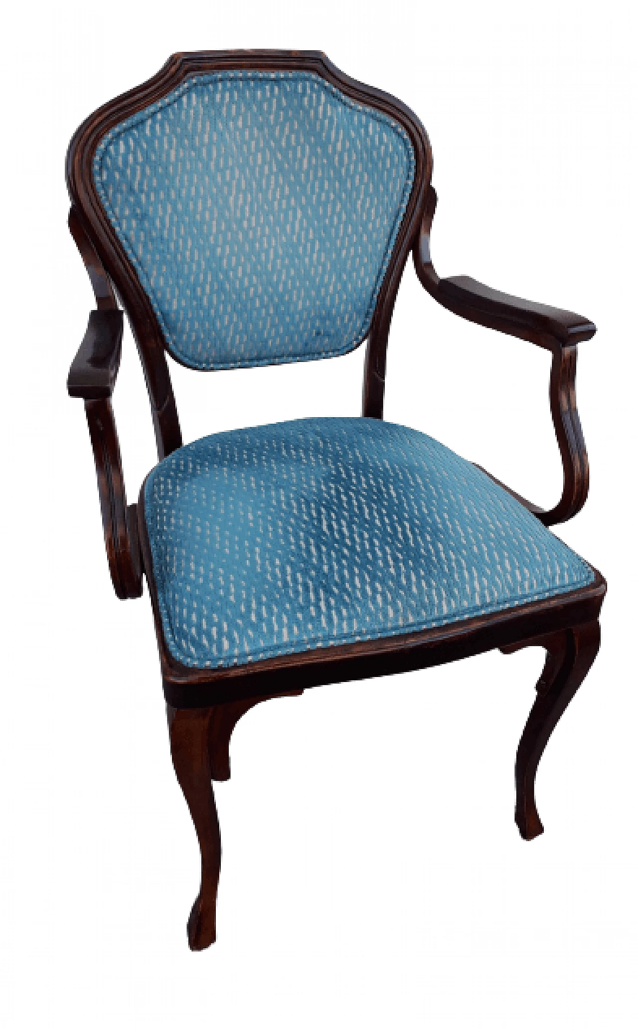 Velvet armchair 303 by Jacop and Josef Kohn, early 20th century 3