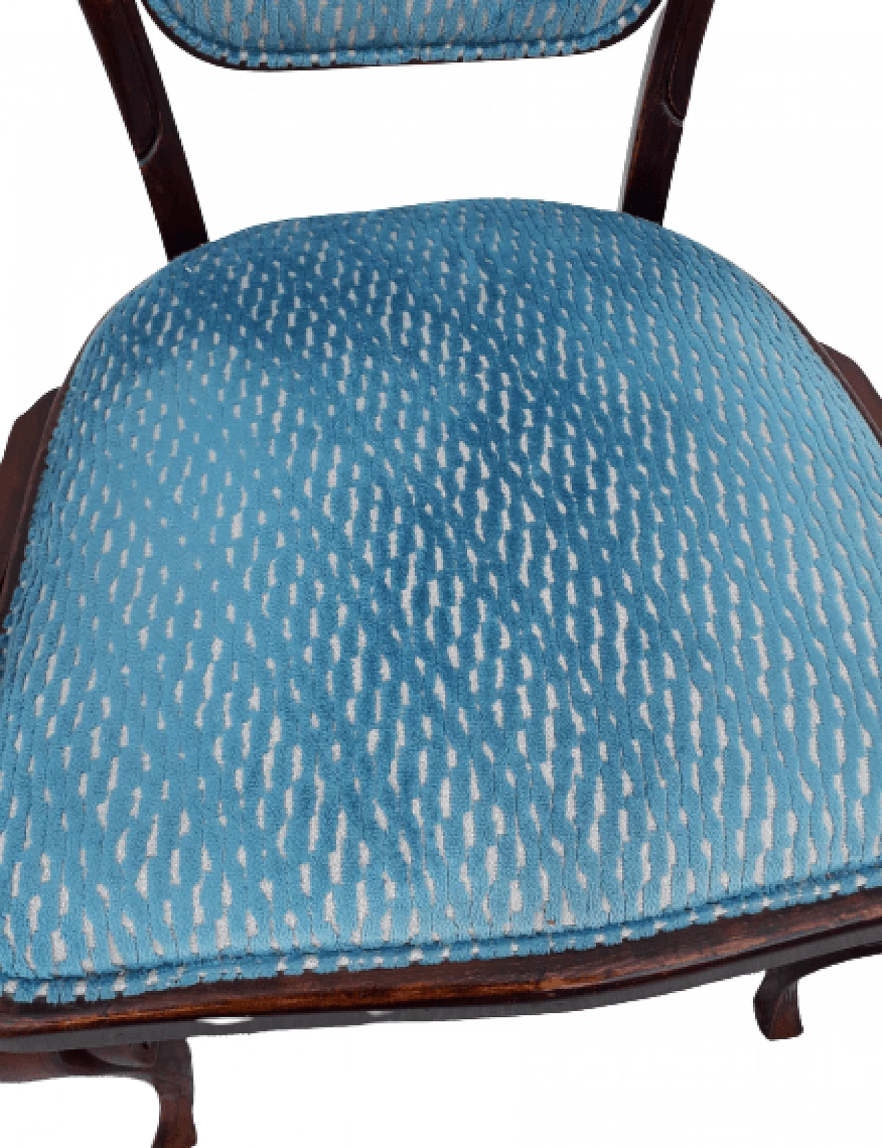 Poltrona 303 in velluto di Jacop and Josef Kohn, inizio '900 7