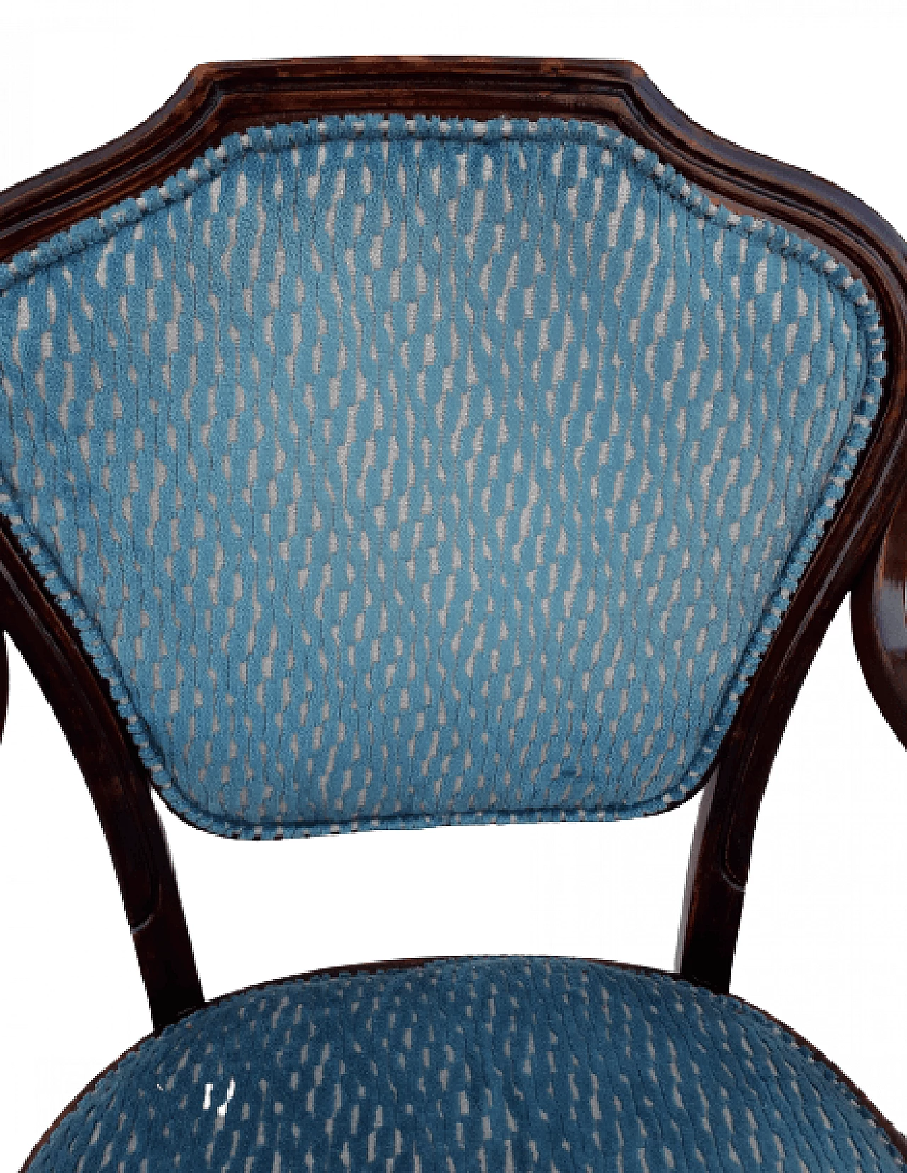 Poltrona 303 in velluto di Jacop and Josef Kohn, inizio '900 8