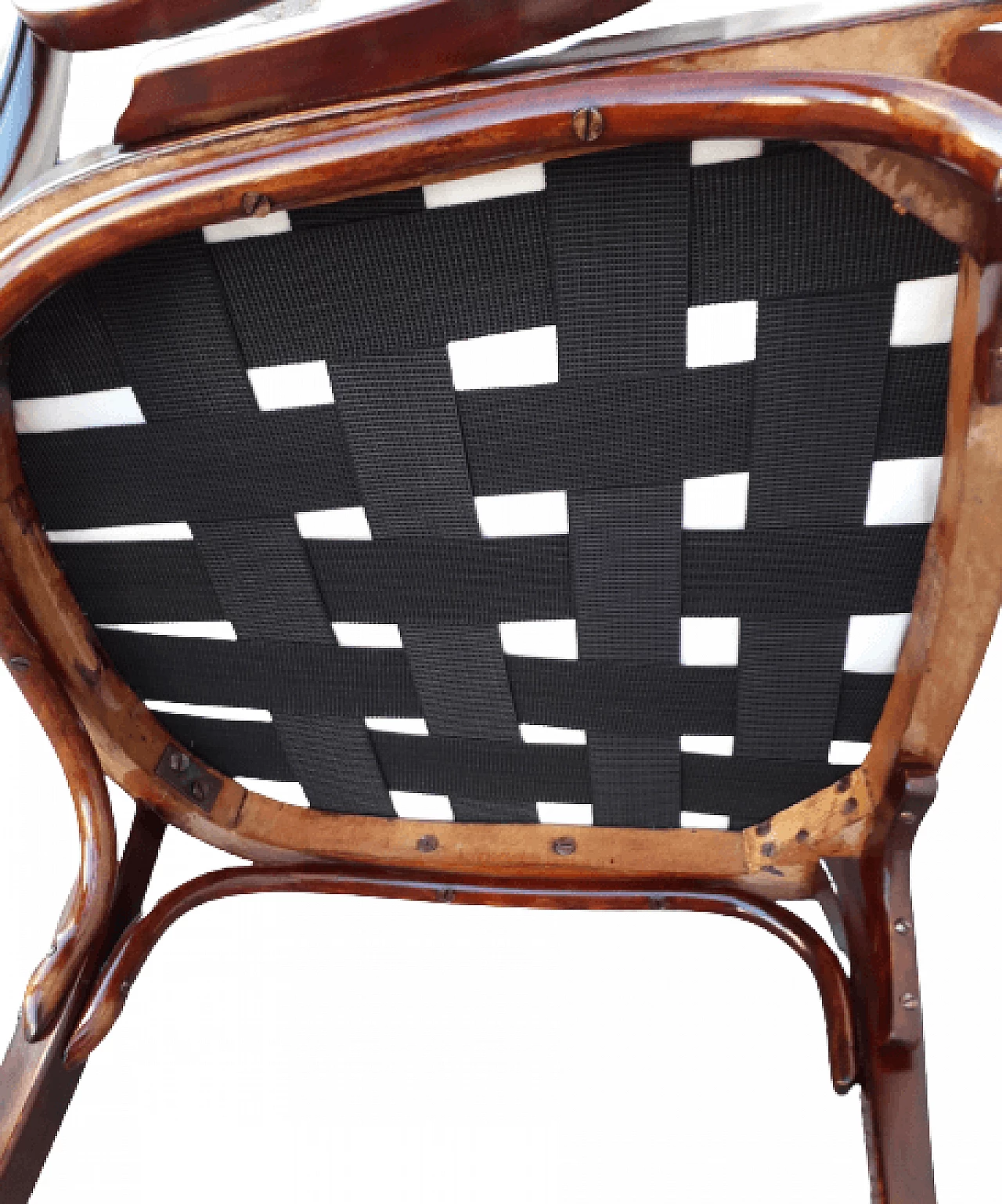 Poltrona 303 in velluto di Jacop and Josef Kohn, inizio '900 9