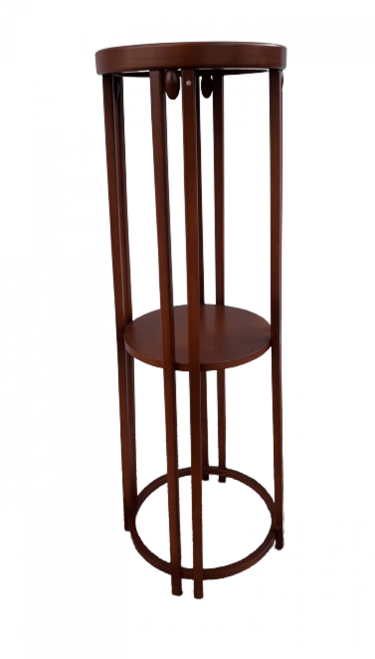 Bent beech flower stand by Josef Hoffmann for Thonet, 1980s 2