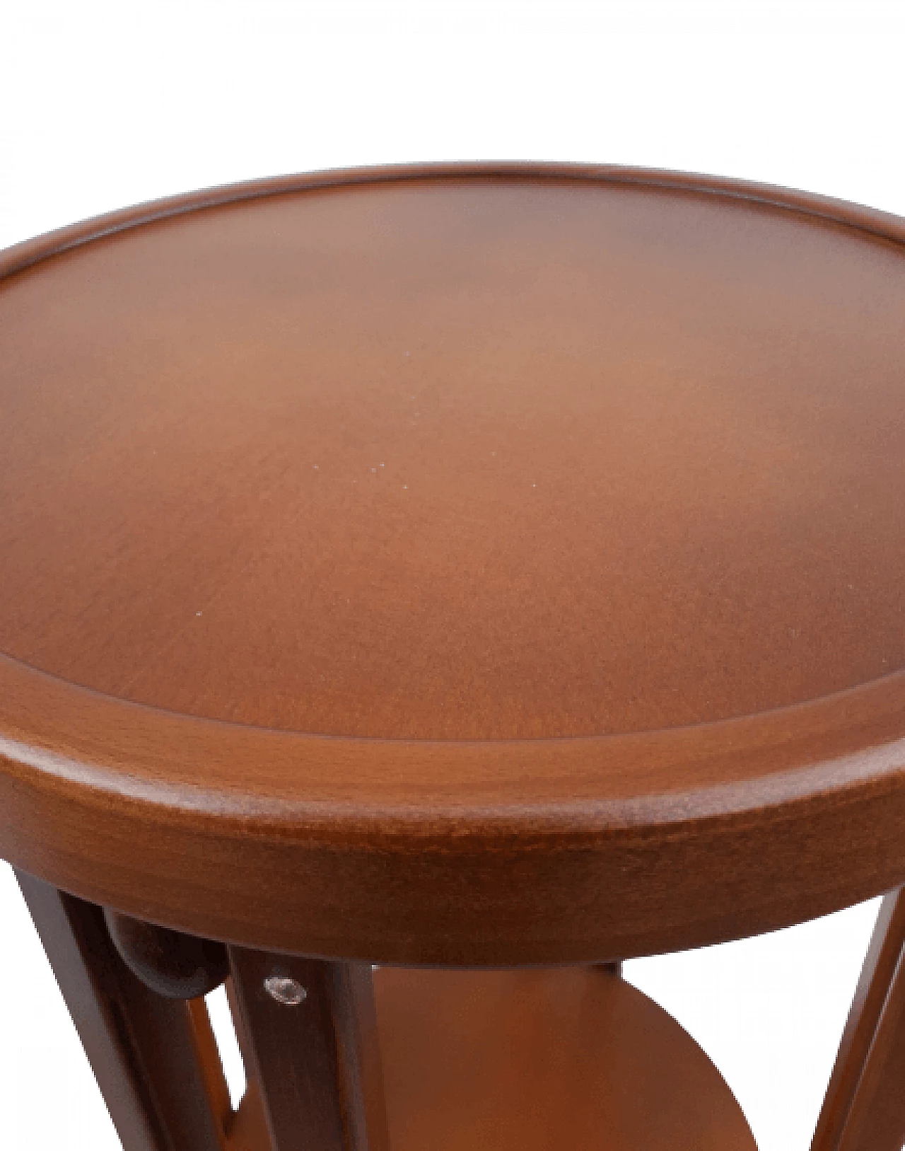 Bent beech flower stand by Josef Hoffmann for Thonet, 1980s 6