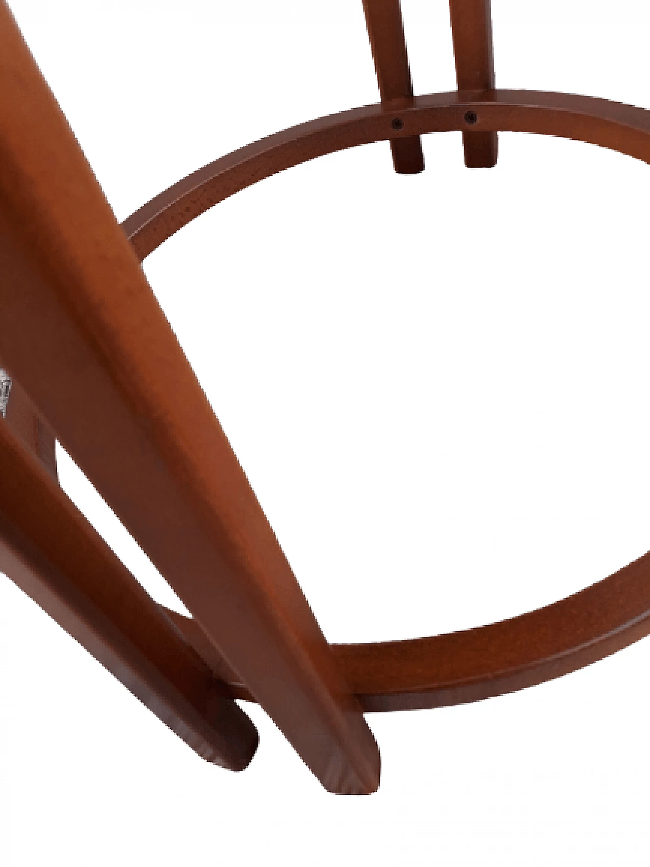 Bent beech flower stand by Josef Hoffmann for Thonet, 1980s 10