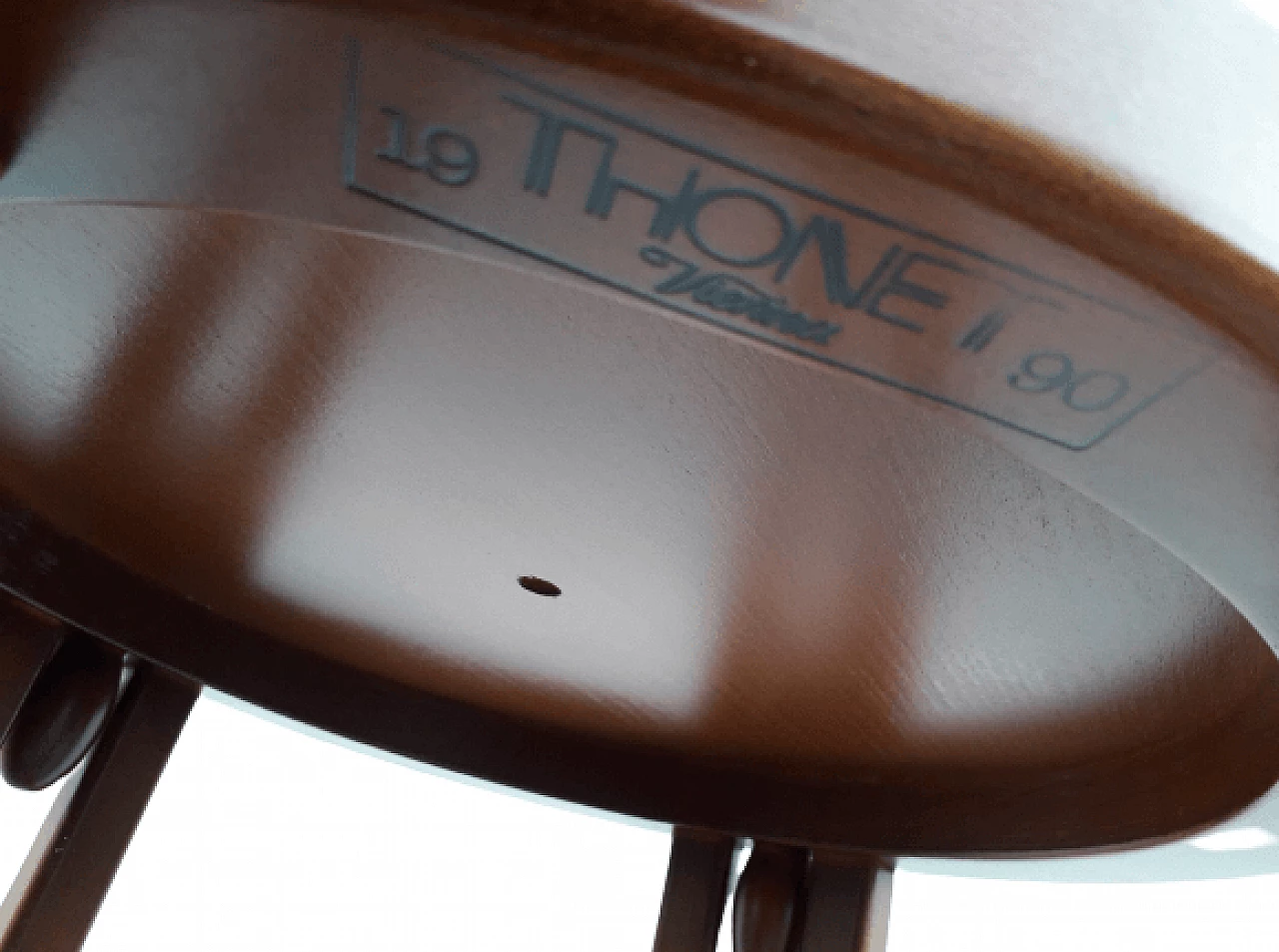 Bent beech flower stand by Josef Hoffmann for Thonet, 1980s 12