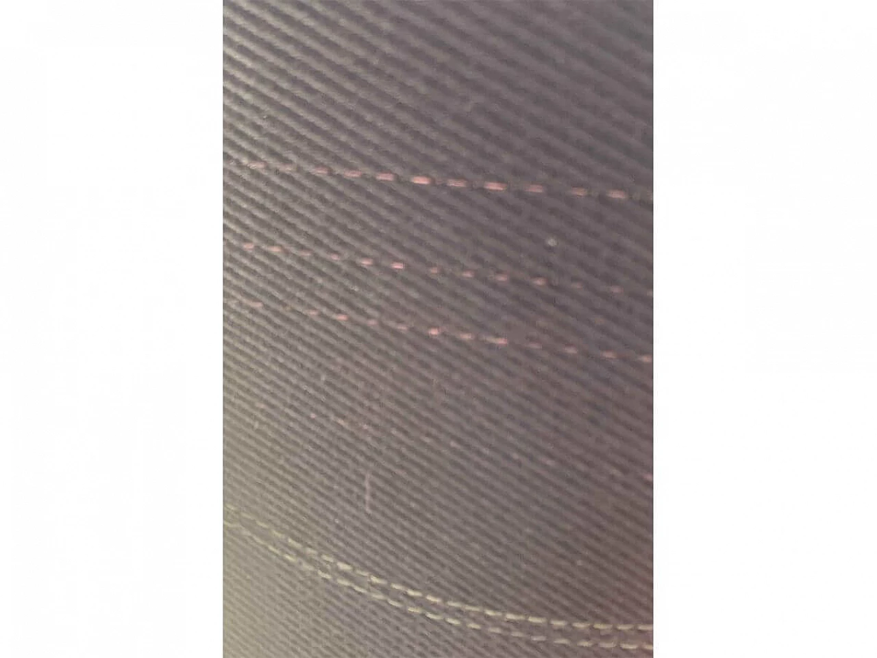 3 Black fabric armchairs with casters by Tecno, 1980s 11