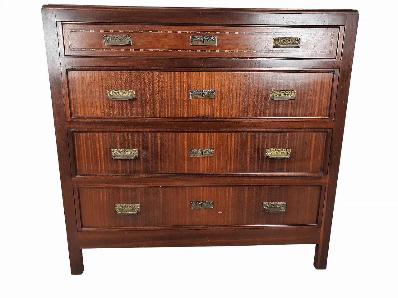 Comò Liberty con piano in marmo, inizio '900 41