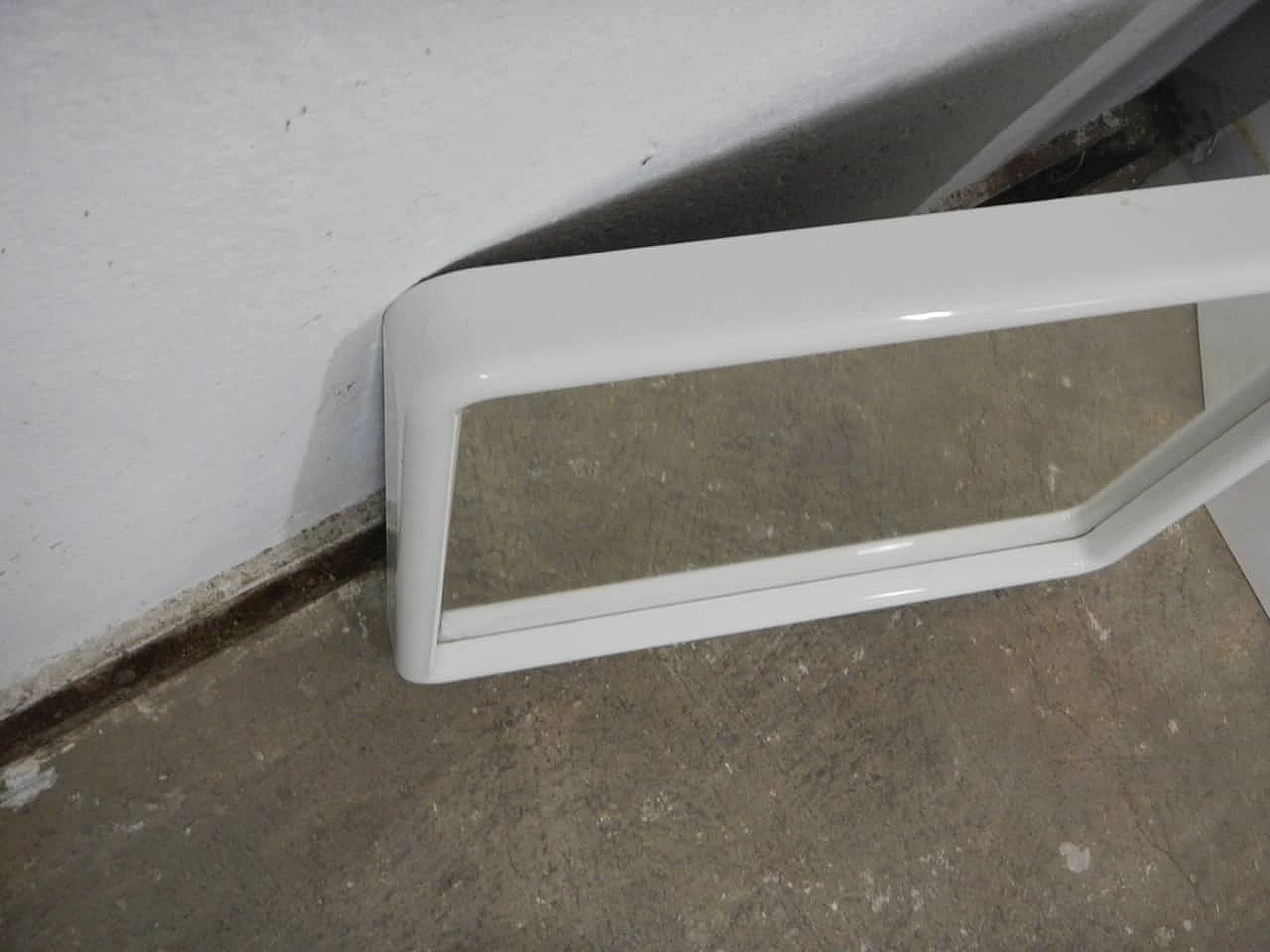 Square mirror with plastic frame, 1970s 3