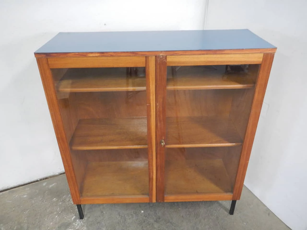 Teak showcase with formica top, 1960s 1