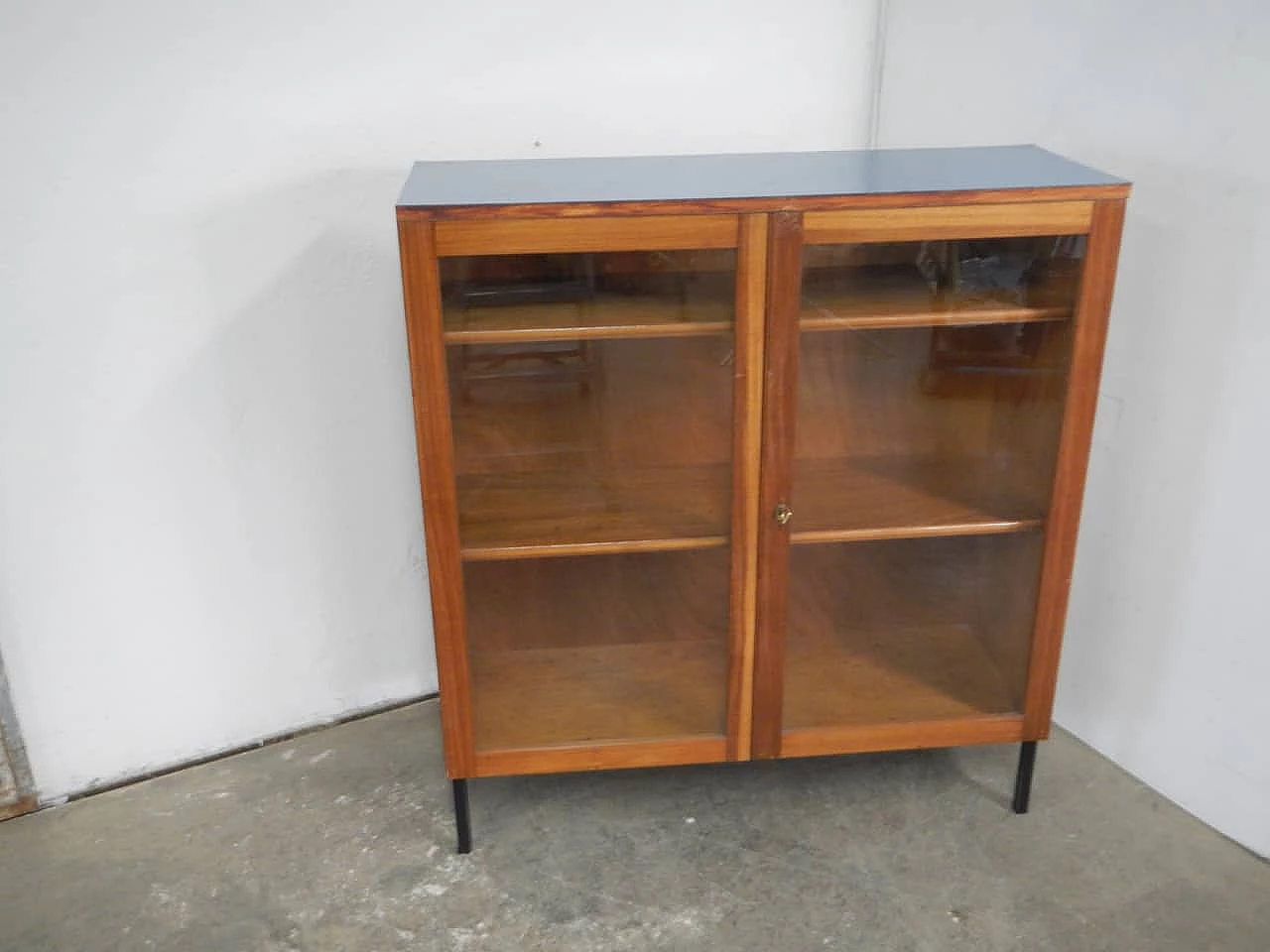 Teak showcase with formica top, 1960s 2