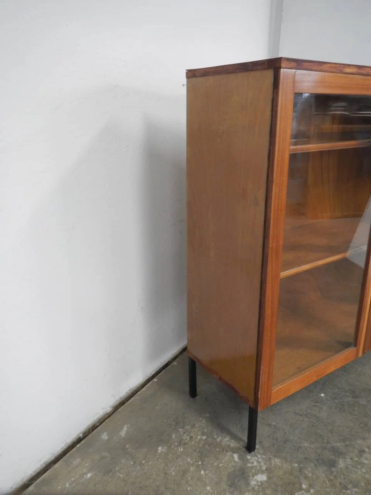 Teak showcase with formica top, 1960s 8